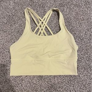 Crz yoga strappy longline sports bra